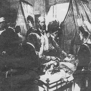 Edward VII visited the hospital in 1890