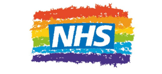 An artists impression of the NHS rainbow badge