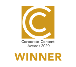 Corporate Content Awards 2020 Gold winner