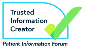 Trusted information creator logo with a green tick