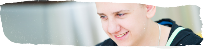 Teenage patient at Evelina London