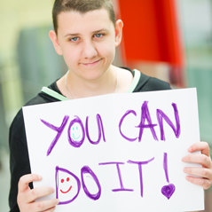 You can do it message