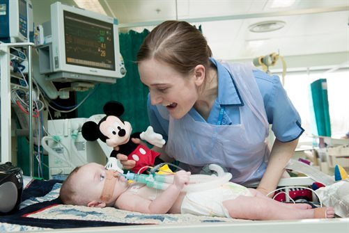 Nurse and patient