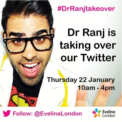 Dr Ranj Singh is taking part in a special Evelina London Twitter takeover