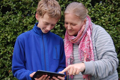 Eben Berry and Mum Naomi