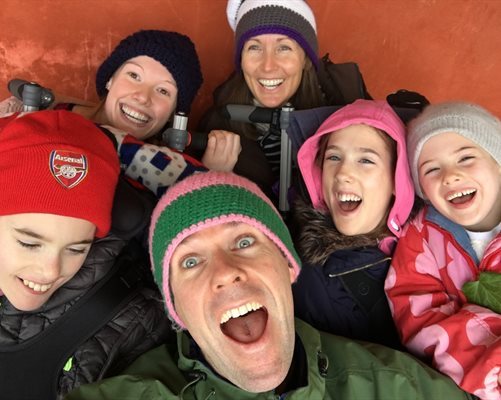Melville-Ross family selfie