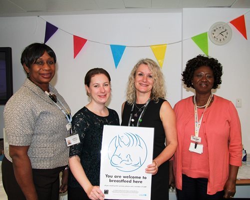 Breastfeeding accreditation certificate ceremony