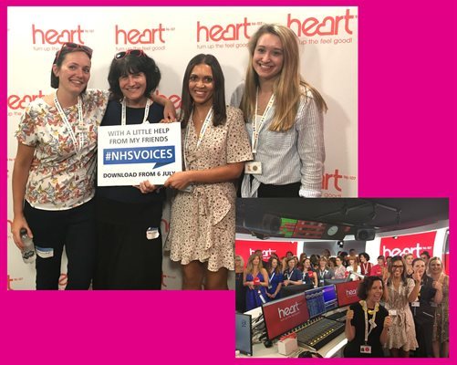 Cathy Birch and the team at Heart FM radio station