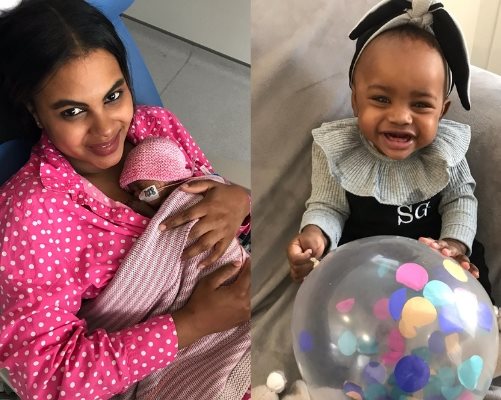 Baby Storm and her mum, Jessica