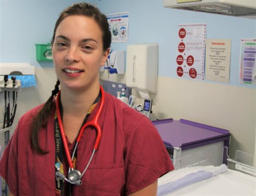 Sabina Checketts in NICU at Evelina London