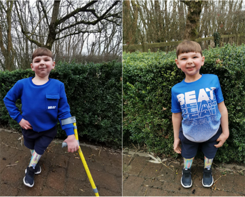 Two pictures of Tony