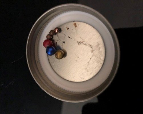 Magnetic balls removed at Evelina London