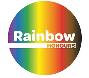 Rainbow honors logo