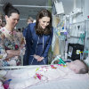 HRH Duchess of Cambridge with Kim Frankham and her daughter Kim.
