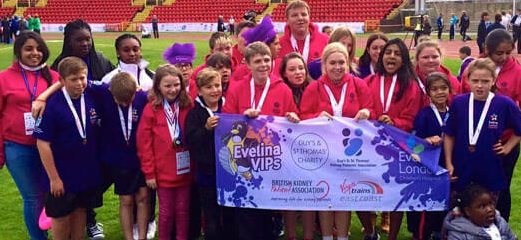 Evelina London VIPs at the British Transplant Games