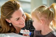 The Duchess of Cambridge visits Evelina London for National Portrait Gallery creative arts workshop