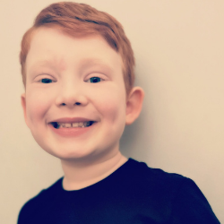 Dylan smiling