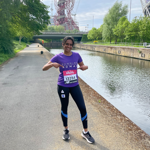Prabalini out running in London