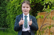 Schoolgirl prepares for GCSEs after UK first landmark surgery